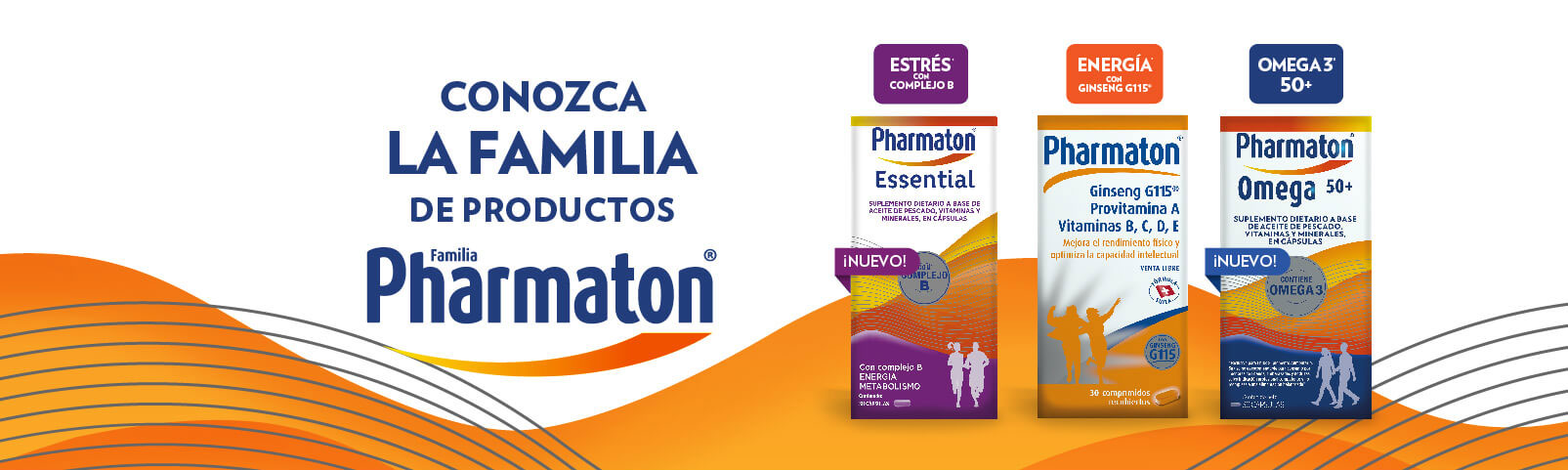 Conozca la familia de productos Pharmaton